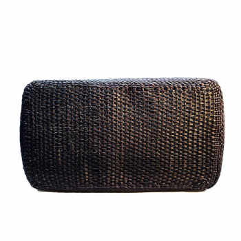 Guanabana Tote Syros grand, Iraca, black, buttom